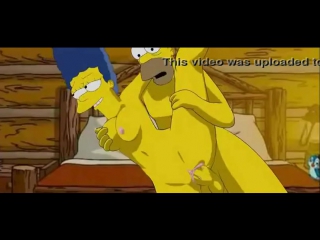 marge sucks homer's cock in a country house