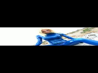 susan wayland - blue catsuit big tits big ass milf